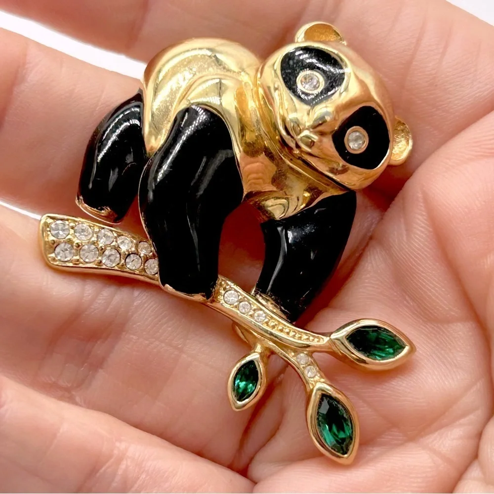 Swarovski crystal panda